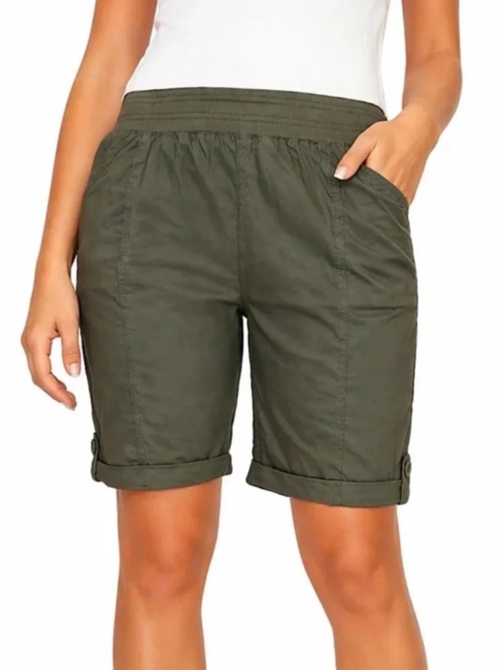 Briggs Women's Pull-On Bermuda Short with Pockets